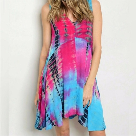 Gorgeous tie dye dress - Picture 1 of 2
